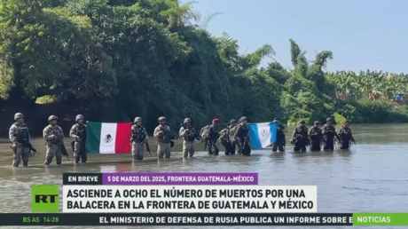 Asciende a ocho el número de muertos por una balacera en la frontera de Guatemala y México
