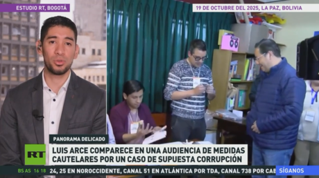Luis Arce comparece en una audiencia de medidas cautelares por un caso de supuesta corrupción