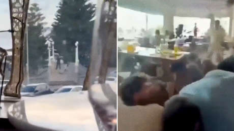 Momento exacto en que un tirador dispara contra la multitud en Bondi Beach (VIDEO)