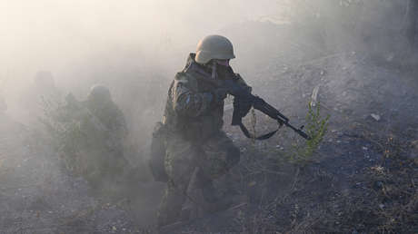 Paracaidista ruso conquista en solitario una fortificación ucraniana