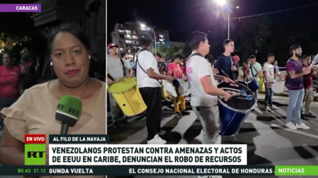 VIDEOS: Multitudinarias marchas en Venezuela contra el "robo" de petróleo por parte de EE.UU.