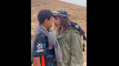 VIDEO: niño palestino enfrenta a un colono israelí en territorio ocupado de Cisjordania