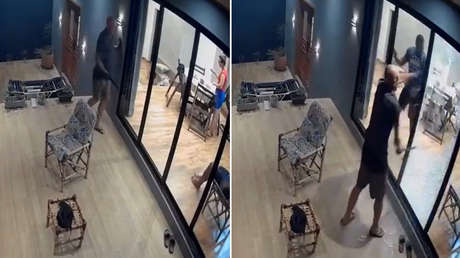 VIDEO: Disputa entre vecinos por una valla termina en pelea con machete y hacha en mano