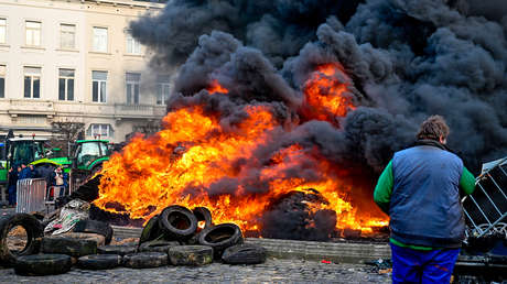 Protestas contra el Mercosur hacen arder el corazón de la UE (FOTOS)