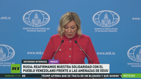 Rusia reafirma su solidaridad con el pueblo venezolano frente a las amenazas de EE.UU.