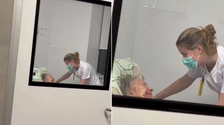 VIDEO: Abuela sangra en un hospital de Moscú y la enfermera reacciona así