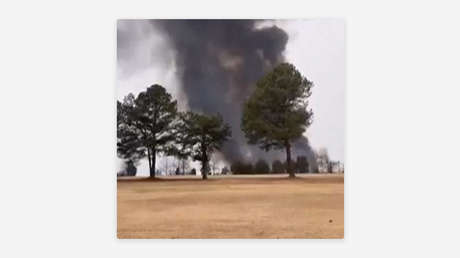 VIDEOS ESCALOFRIANTES captan otro ángulo del accidente de avión en el que murió una leyenda de NASCAR