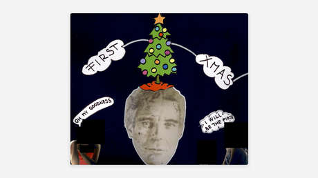 FOTOS: Divulgan extraños 'collages' de fotos de los archivos de Epstein