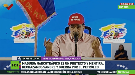 Caracas repudia bloqueo impuesto por Trump y expresa su disposición a defender la paz
