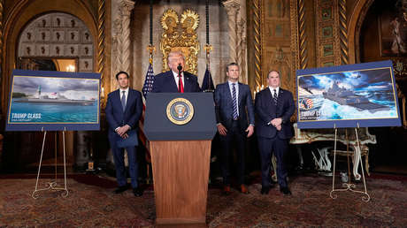 Trump anuncia la construcción de dos nuevos buques de guerra