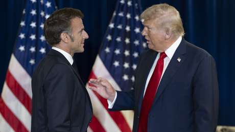 Trump se jacta de obligar a Macron a ceder ante sus exigencias