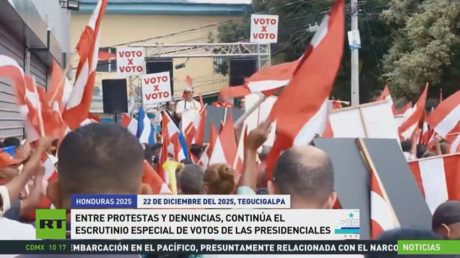 Hondureños salen a las calles de la capital a exigir un escrutinio voto por voto