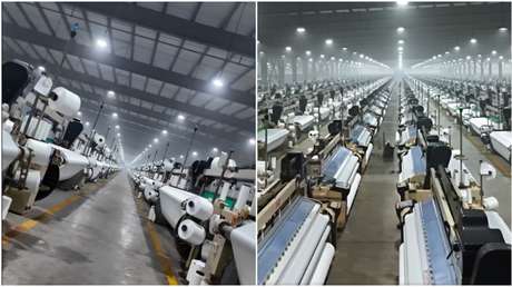 ¿Fábrica fantasma?: enorme centro textil trabaja a pleno rendimiento solo con IA (VIDEO)