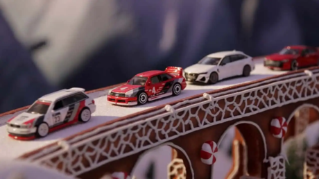 Sin ayuda de la IA: Audi lanza un comercial navideño en 'stop-motion' con coches en miniatura (VIDEO)