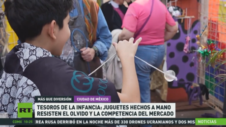 Tesoros de la infancia: juguetes hechos a mano resisten el olvido y competencia del mercado en México