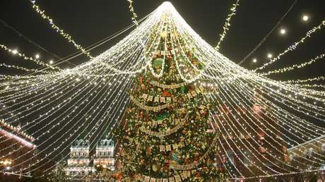 FOTOS: así luce Moscú con las luces y guirnaldas del fin de año