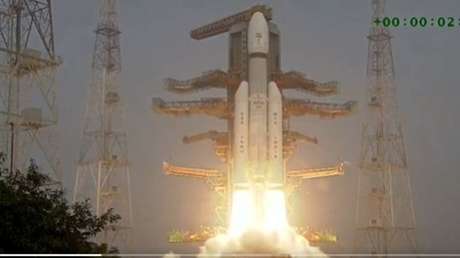VIDEO: India lanza con éxito su satélite comercial más pesado