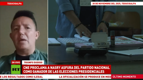 Analista advierte: Tras el "megafraude" electoral en Honduras, "van a mandar los americanos directamente"