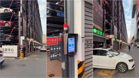 Se acabó dar vueltas: así funcionan los revolucionarios garajes robotizados de China (VIDEO)