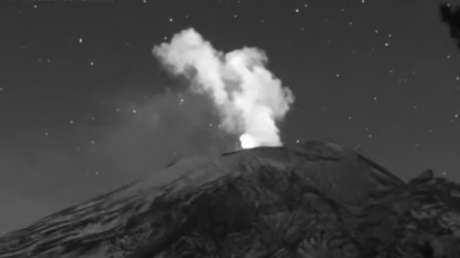 3 objetos sobrevuelan el volcán Popocatépetl antes de Navidad (VIDEO)