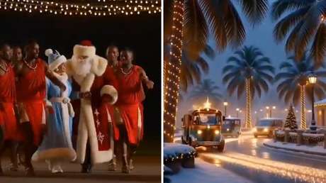 VIDEO: El 'encuentro' entre la magia invernal rusa y el espíritu festivo africano