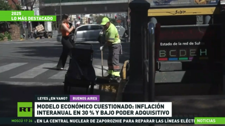 Modelo económico cuestionado: inflación interanual en 30 % y bajo poder adquisitivo en Argentina