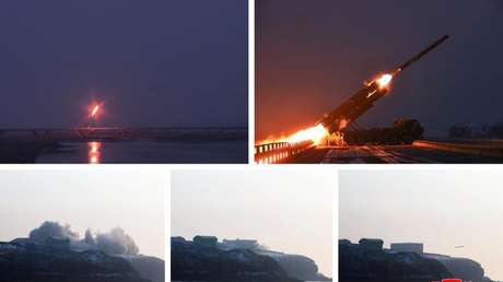 "Gran satisfacción": Kim Jong-un supervisa una prueba de potentes misiles de crucero