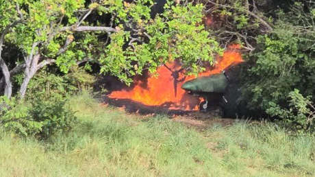 VIDEO: el Ejército venezolano destruye un avioneta "hostil" en una pista clandestina