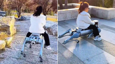 VIDEO: Robots transportan personas y perros