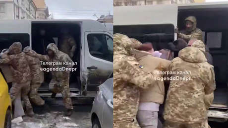 VIDEOS: Reclutadores ucranianos desatan ola de violencia contra mujeres que intentan proteger a hombres