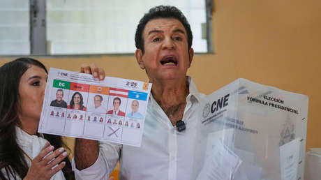 Nasralla acusa a la UE y a la OEA de no ver el "fraude" electoral en Honduras