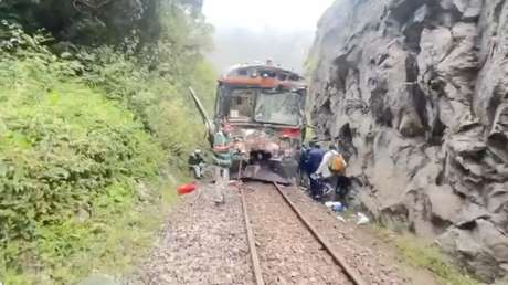 Grave choque frontal de trenes deja un muerto y varios heridos en Machu Picchu (VIDEO)