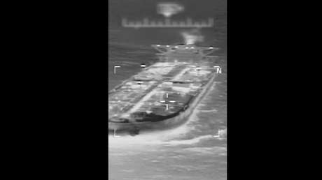 EE.UU. difunde video de incautación de un petrolero en zona del Comando Sur