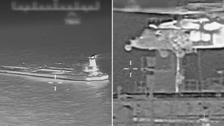 EE.UU. difunde video de incautación de un petrolero en zona del Comando Sur