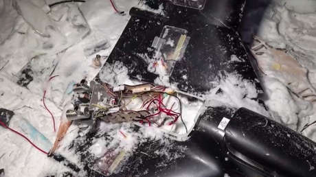 PRIMERAS IMÁGENES: Uno de los drones ucranianos derribados que intentaron atacar una residencia de Putin