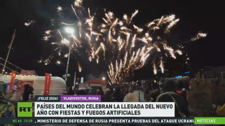 Países de mundo celebran la llegada del nuevo año con fiestas y fuegos artificiales