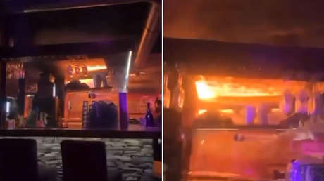 MOMENTO EXACTO de cómo se desató el incendio mortal que causó decenas de muertos en Suiza (VIDEO)