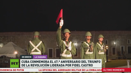 Cuba conmemora el 67.º aniversario del triunfo de la revolución liderada por Fidel Castro