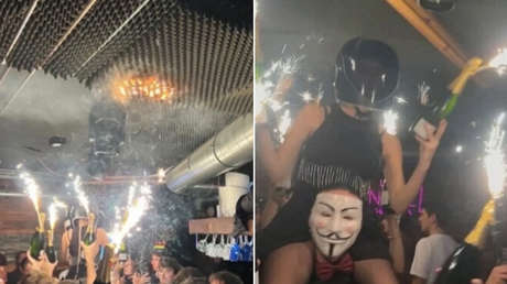 El bar del incendio mortal en Suiza vendía champán con fuegos artificiales (VIDEO)