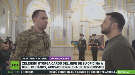 Zelenski otorga el cargo de jefe de su Oficina a Kiril Budánov, acusado en Rusia de terrorismo