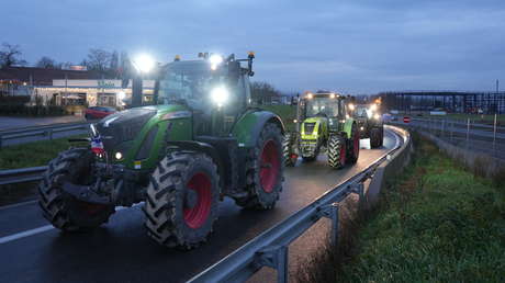 "Contra la casta de traidores": Granjeros de Francia preparan el asedio de París