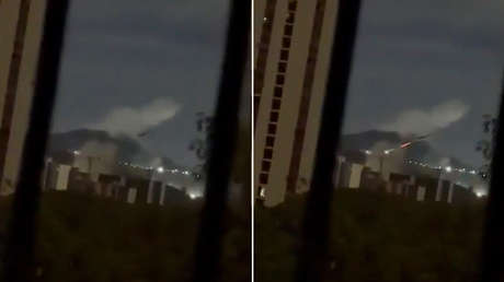 Helicóptero ataca objetivos en tierra en Caracas (VIDEO)