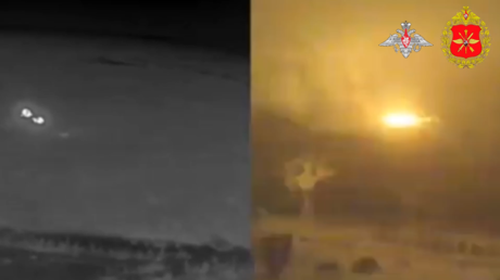 VIDEO: Lanzacohetes ruso arrasa con posiciones ucranianas