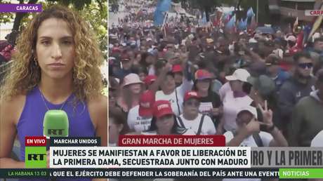 Venezolanas se manifiestan a favor de liberación de la primera dama, secuestrada por EE.UU. junto con Maduro