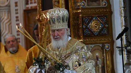 EN VIVO: El patriarca ruso Kiril oficia la misa de la Navidad ortodoxa en Moscú