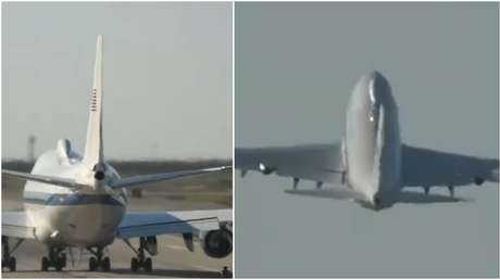 VIDEO: Avistan 'avión del juicio final' presidencial de EE.UU.