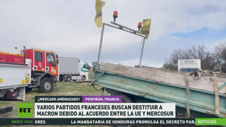 Varios partidos franceses buscan destituir a Macron debido al acuerdo entre la UE y el Mercosur