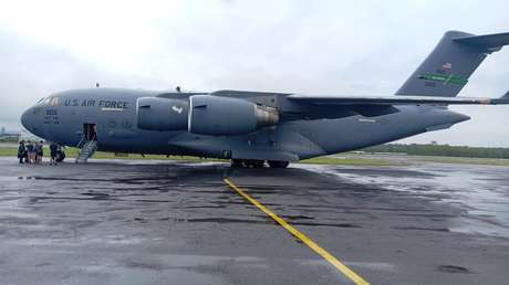 Avión militar de EE.UU. llega a un país latinoamericano