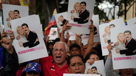 VIDEO: Venezolanos se movilizan en el barrio de Maduro para exigir su liberación