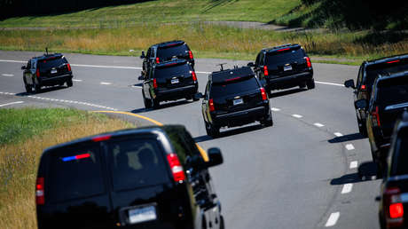 La caravana de Trump, desviada en Florida por un "objeto sospechoso"
